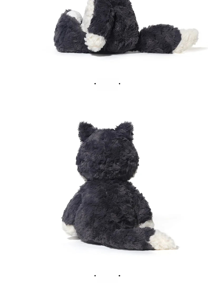 Peluche Loup Gris Mignon de 40 cm, Animal en Peluche Loup Super doux