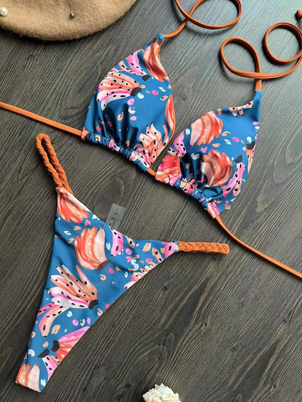Maillot de bain bikini taille haute, string sexy, imprimé zèbre, maillot de bain brésilien femme , nouveautés bikini