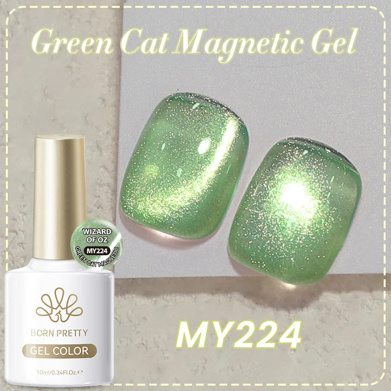 BORN PRETTY 117 Couleurs Vernis à Ongles Gel Magnétique Chat 10ml Vernis Couvrance Totale Semi-Permanent Manucure Super Magnifique