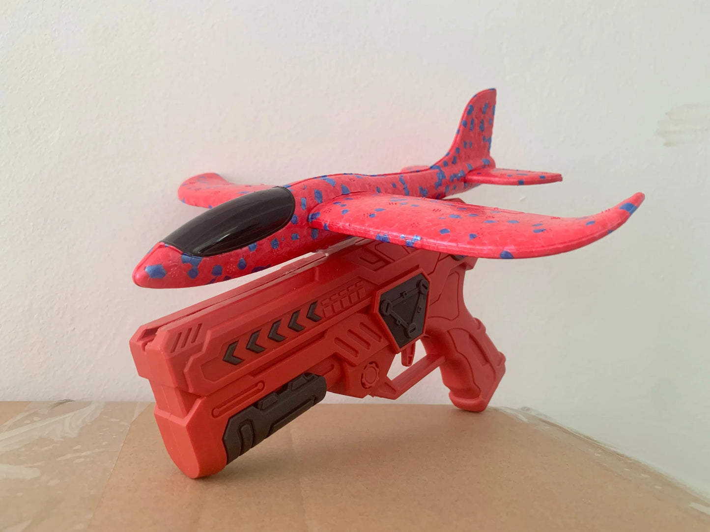 Avion en mousse à catapulte, pistolet à feu, sports de plein air, jouet planeur volant à lancer à la main pour garçons et filles