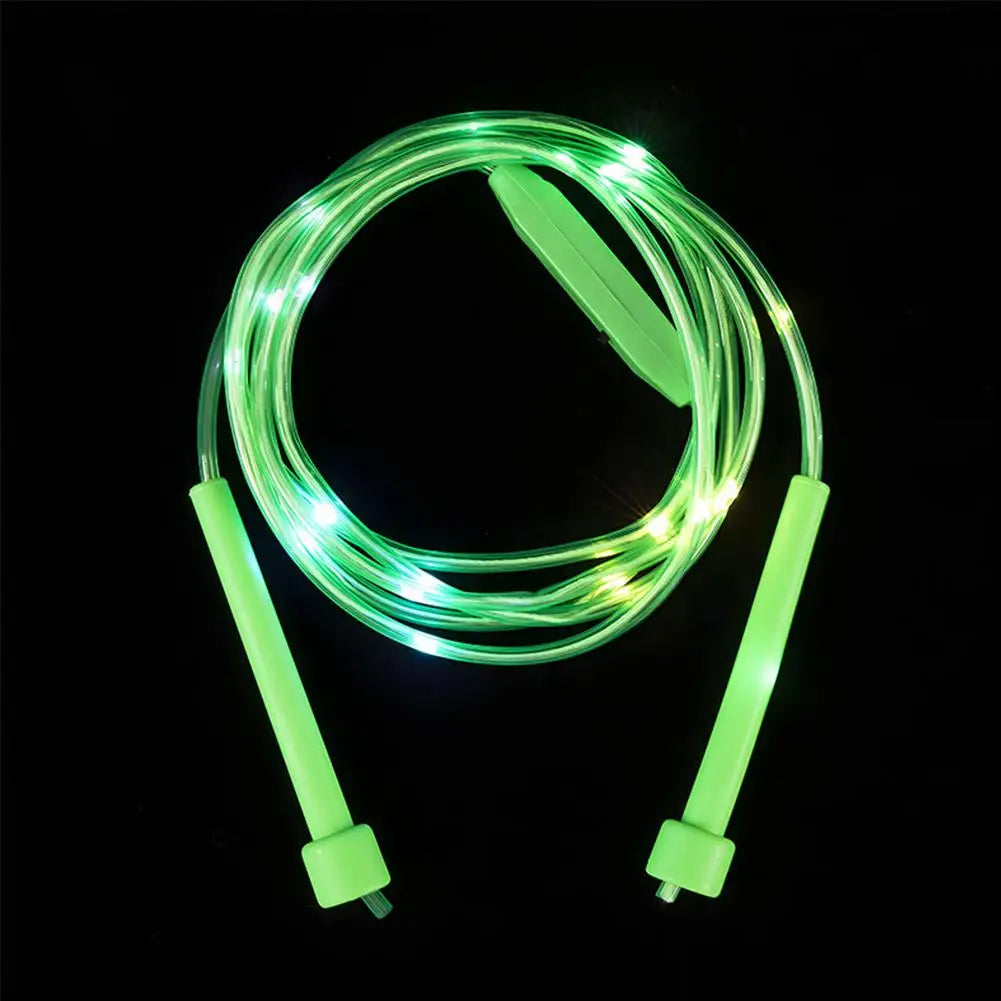 Corde à sauter lumineuse en plastique pour enfants, corde à sauter colorée pour élèves