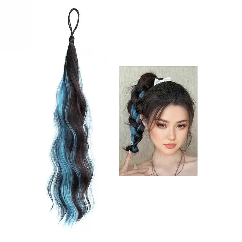Chignon synthétique auto-enroulable, postiche pour chignon, chignon DIY pour femme, pour un effet décoiffé.