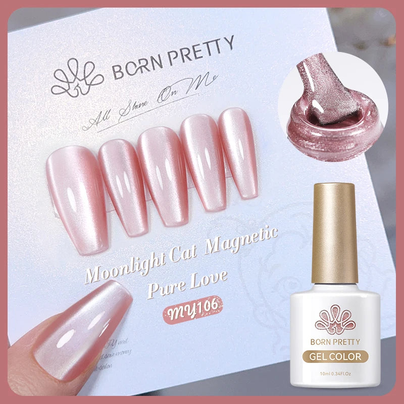 BORN PRETTY 117 Couleurs Vernis à Ongles Gel Magnétique Chat 10ml Vernis Couvrance Totale Semi-Permanent Manucure Super Magnifique