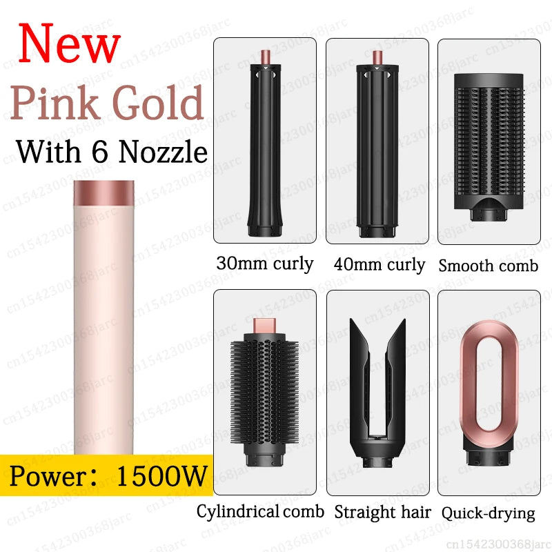 Fer à friser multifonction SenCiciMen X9 : brosse à air chaud, sèche-cheveux, styler pour cheveux bouclés professionnel en salon.