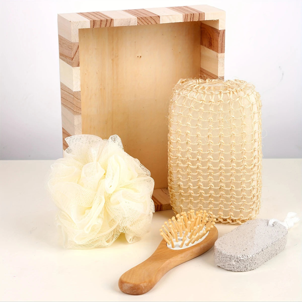 Coffret cadeau spa de douche en forme de cœur, accessoires de salle de bain de qualité spa, idéal pour les mariages, les fêtes et les occasions spéciales.