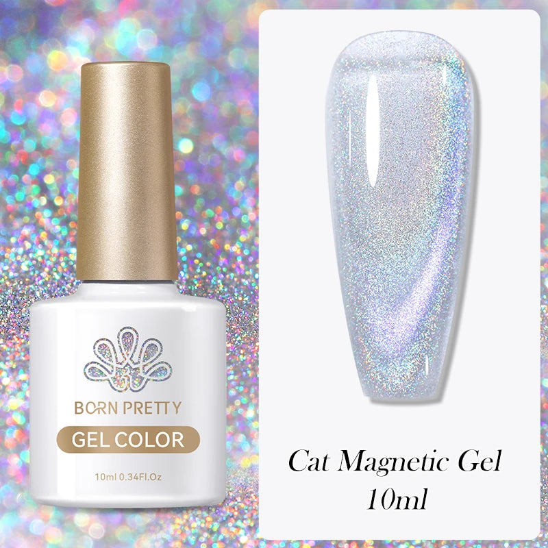 BORN PRETTY 117 Couleurs Vernis à Ongles Gel Magnétique Chat 10ml Vernis Couvrance Totale Semi-Permanent Manucure Super Magnifique