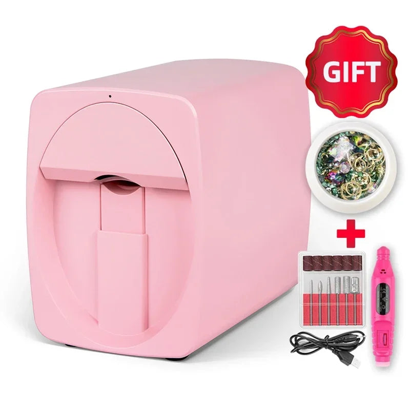 Imprimante à ongles intelligente O2nails Mini, impression 3D couleur automatique pour une manucure professionnelle à domicile, création de designs faciles à réaliser soi-même