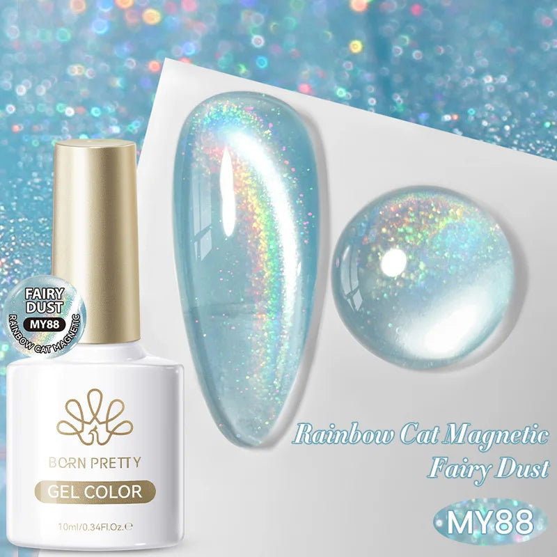 BORN PRETTY 117 Couleurs Vernis à Ongles Gel Magnétique Chat 10ml Vernis Couvrance Totale Semi-Permanent Manucure Super Magnifique