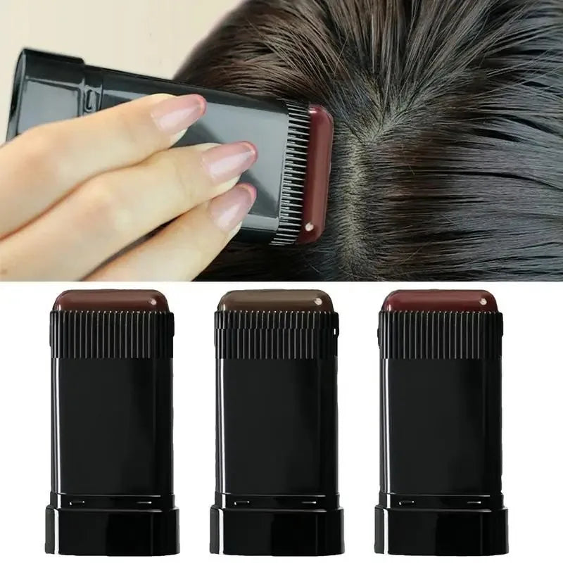 Teinture capillaire portable disponible en formats de 20 g à 20 g, résistante à l'eau et lissante pour cheveux fins, pour une couvrance instantanée.