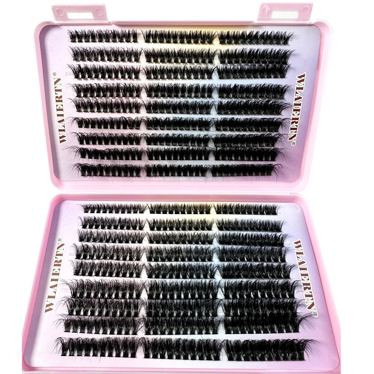Faux cils en vison 540Cluster C Courbés 9-16mm Extension de cils naturels mixtes 3D Bande russe Outil de maquillage personnel