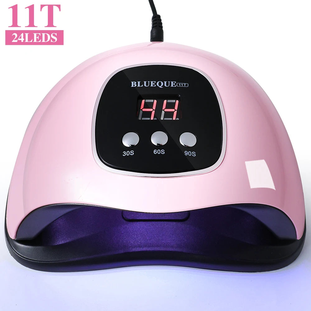 Lampe UV professionnelle LIMEGIRL pour manucure et séchage de vernis à ongles, 24 LED, avec câble USB.