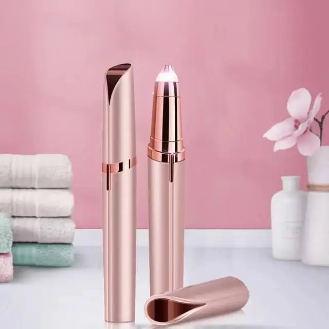Stylo tondeuse électrique intelligent pour sourcils, outil de rasage automatique pour hommes et femmes, épilateur de beauté pour une épilation impeccable.