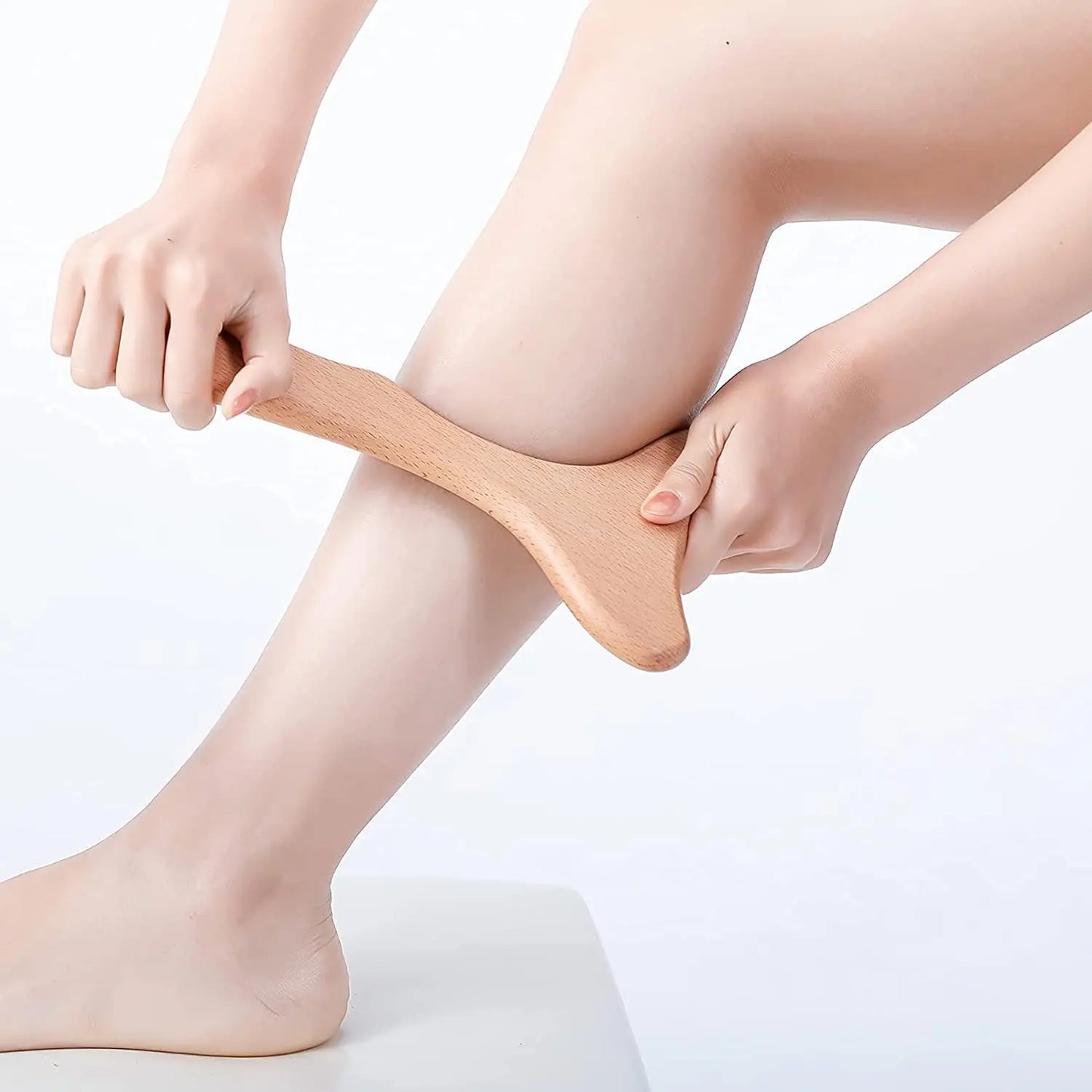 1 ou 3 rouleaux de massage en bois pour drainage lymphatique, outils de massage Gua Sha en bois pour le remodelage corporel
