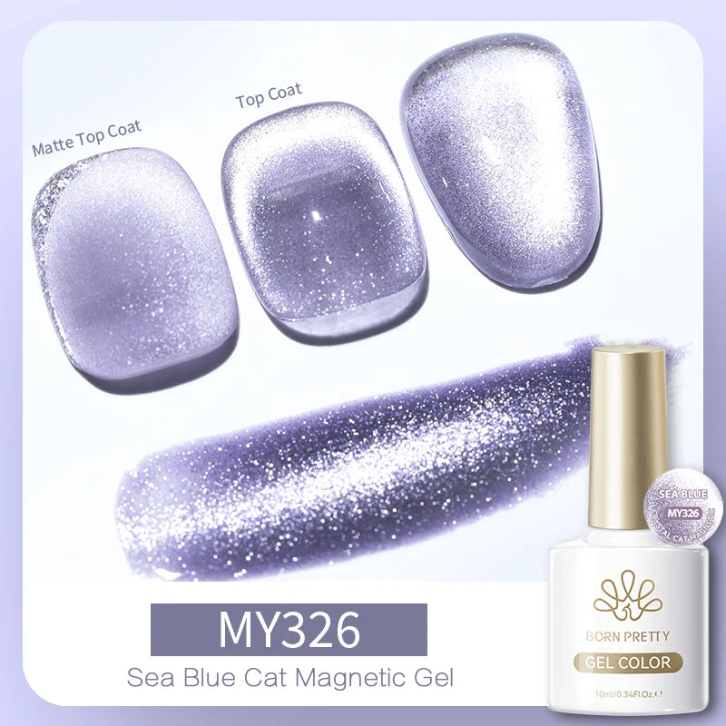 BORN PRETTY 117 Couleurs Vernis à Ongles Gel Magnétique Chat 10ml Vernis Couvrance Totale Semi-Permanent Manucure Super Magnifique
