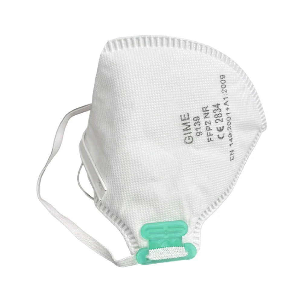 Masques FFP2 (lot de 20 ou 40) EN149:2001+A1:2009, pliables, certifiés CE, protection PM2.5 (95 %), avec filtre hygiénique.