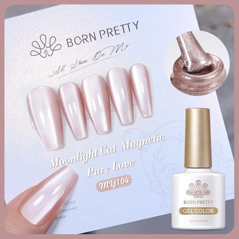 BORN PRETTY 117 Couleurs Vernis à Ongles Gel Magnétique Chat 10ml Vernis Couvrance Totale Semi-Permanent Manucure Super Magnifique