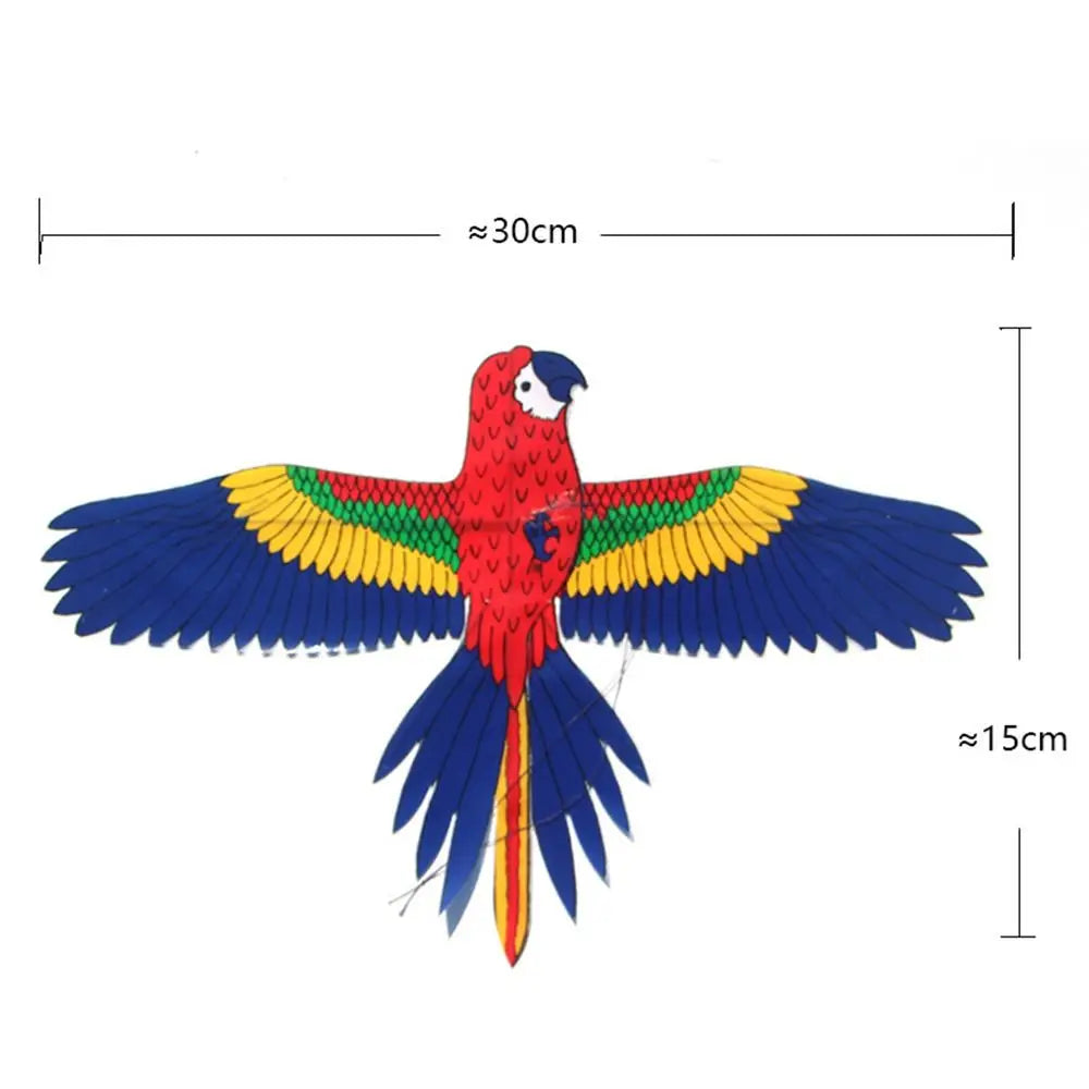 Cerf-volant aigle en plastique transparent, ligne de 30 mètres, grand aigle volant, cadeau pour enfants, cerf-volant de dessin animé, sorties en famille, jardin