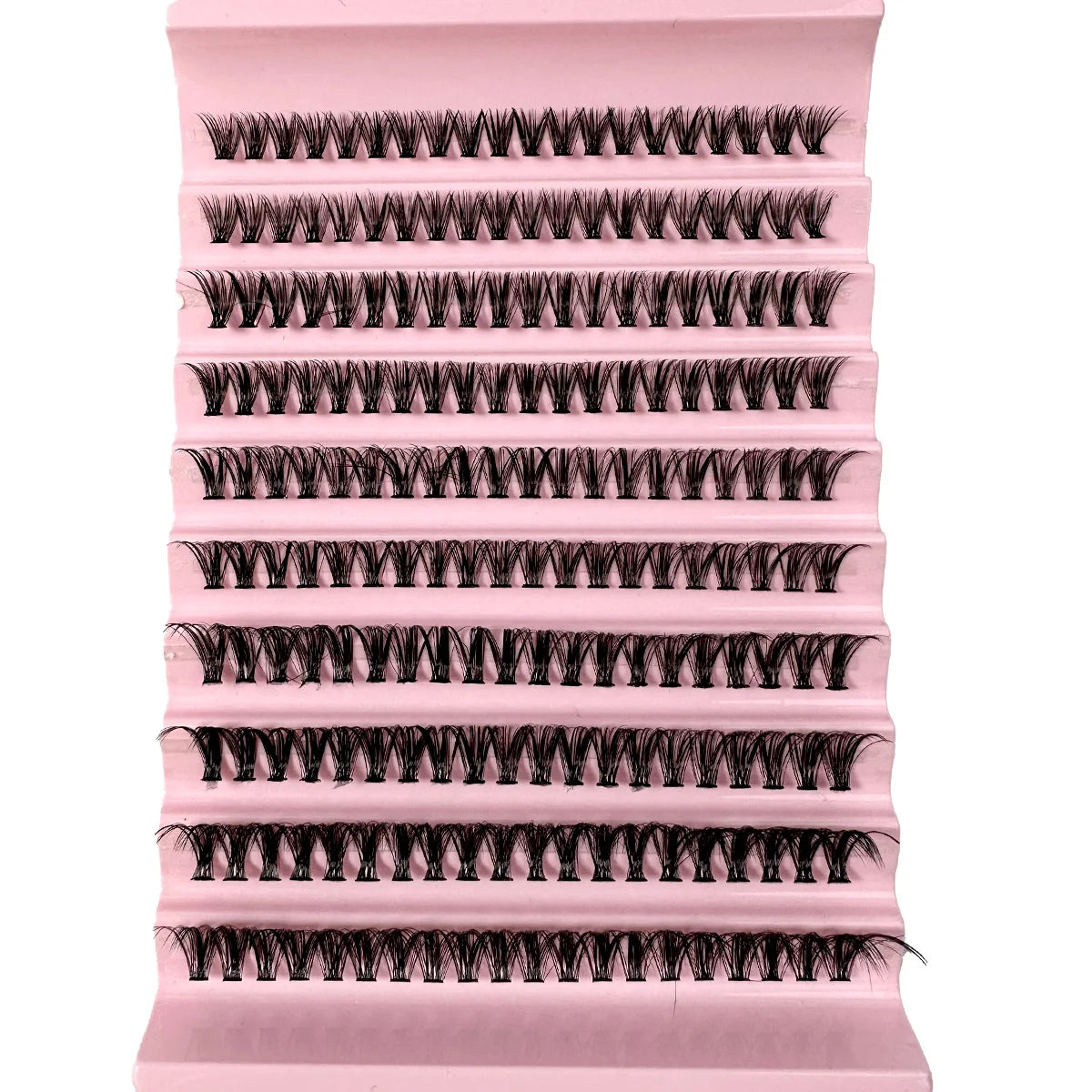 Faux cils en vison 540Cluster C Courbés 9-16mm Extension de cils naturels mixtes 3D Bande russe Outil de maquillage personnel