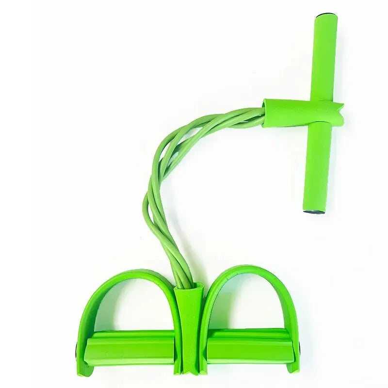 Tendeur de pédale à quatre tubes, équipement de fitness multifonctionnel pour la maison, corde élastique de tension pour le yoga et le renforcement abdominal