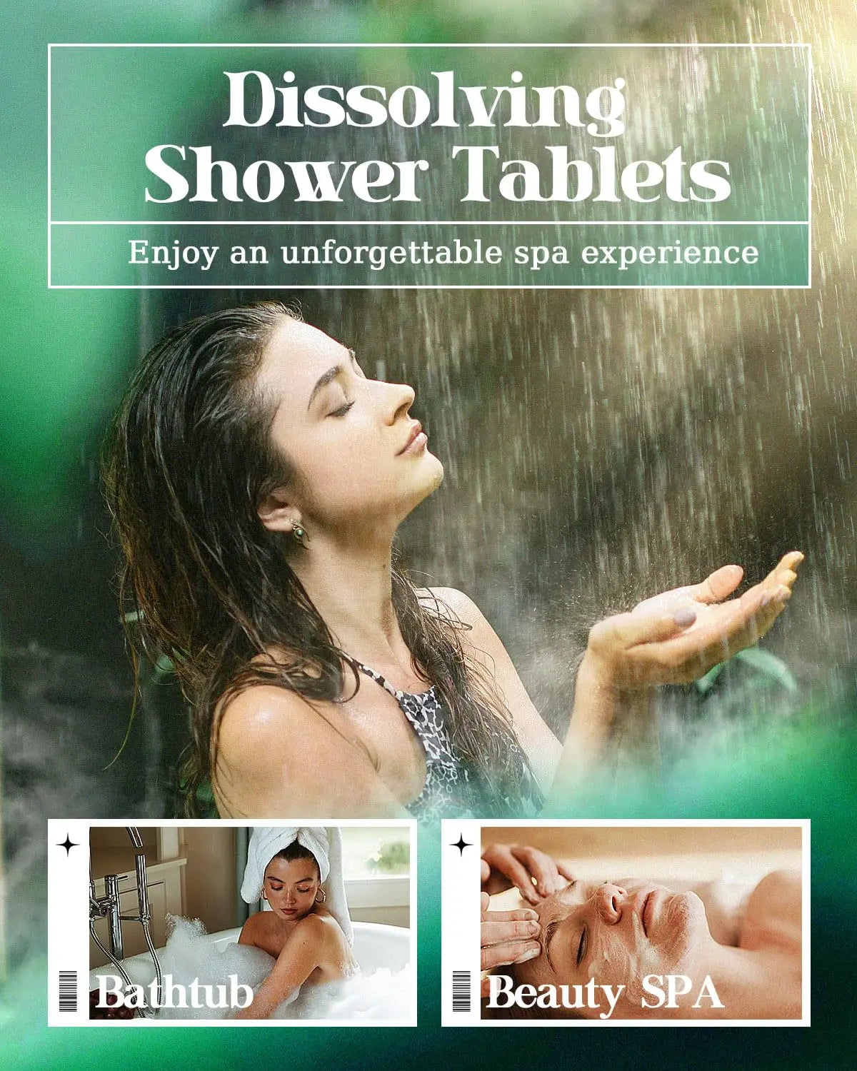 Lot de 8 bombes de bain pour spa, hôtel et maison, pour le bain, la douche et les soins du corps. Convient aux femmes et aux hommes.