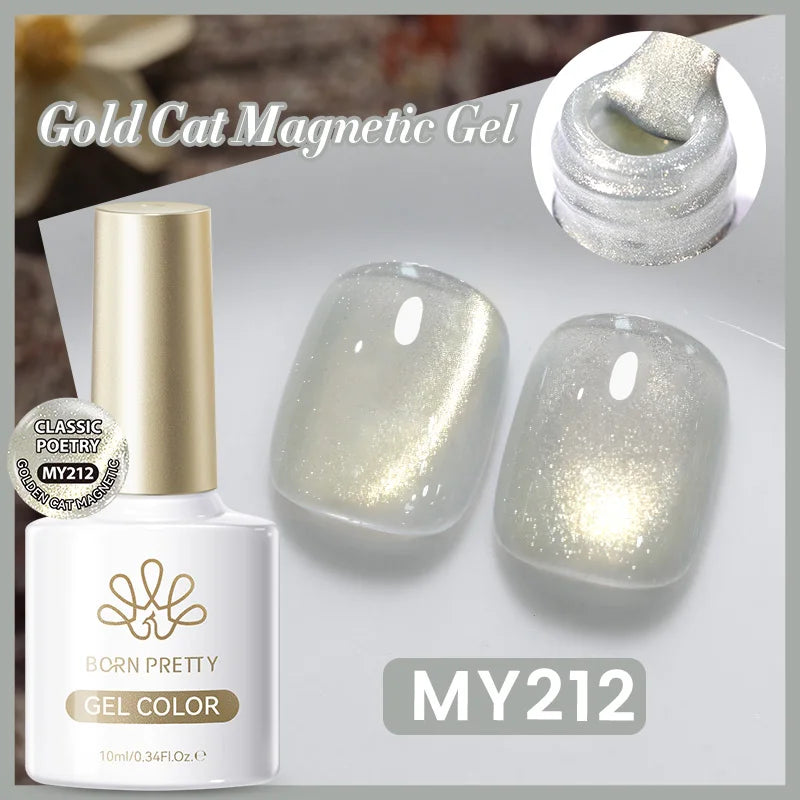 BORN PRETTY 117 Couleurs Vernis à Ongles Gel Magnétique Chat 10ml Vernis Couvrance Totale Semi-Permanent Manucure Super Magnifique
