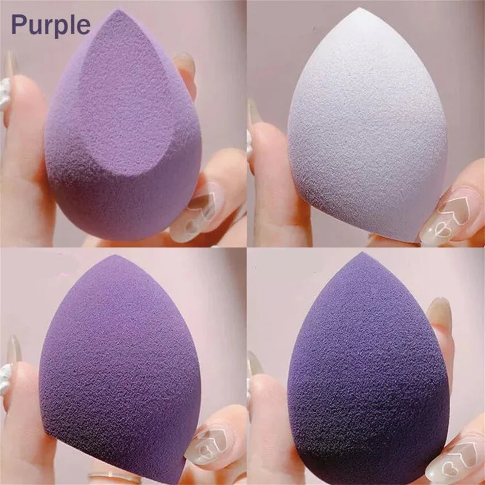 4/8 éponges à maquillage, éponges à maquillage, houppettes cosmétiques douces pour fond de teint et poudre, accessoires de maquillage pour femmes, outils de beauté
