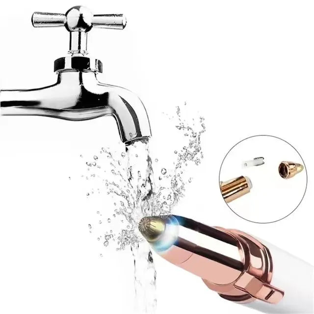 Stylo tondeuse électrique intelligent pour sourcils, outil de rasage automatique pour hommes et femmes, épilateur de beauté pour une épilation impeccable.