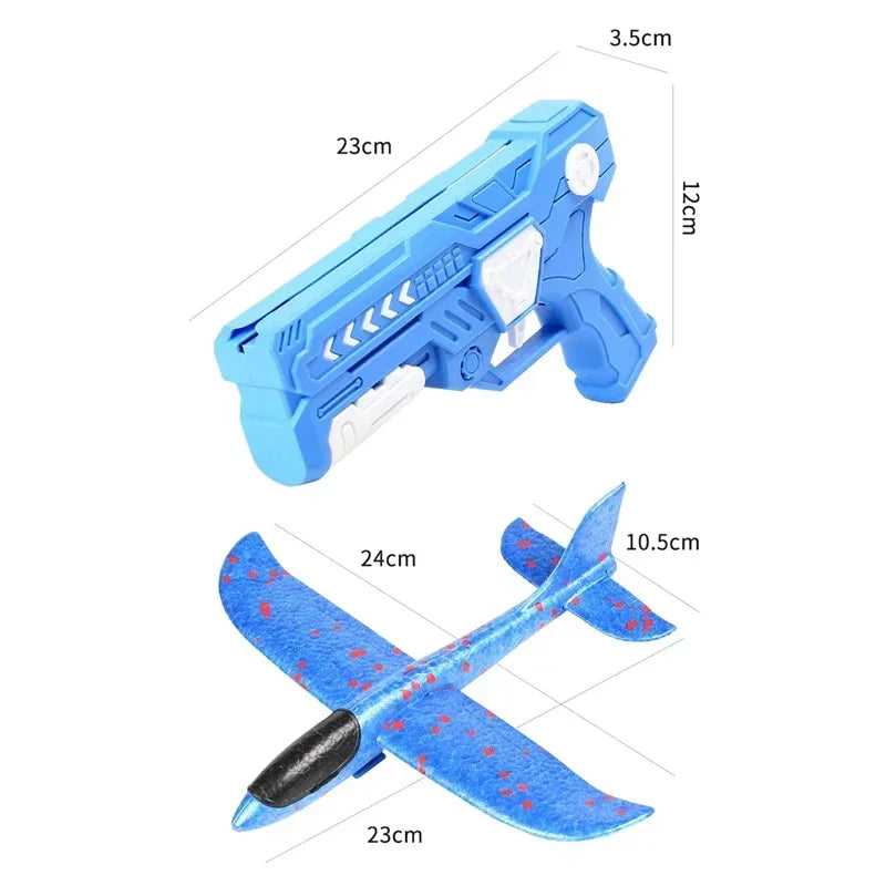Lance-avions jouets d'extérieur, catapulte en mousse EPP antidérapante pour enfants, cadeau d'anniversaire pour garçons et filles, jeux pour enfants
