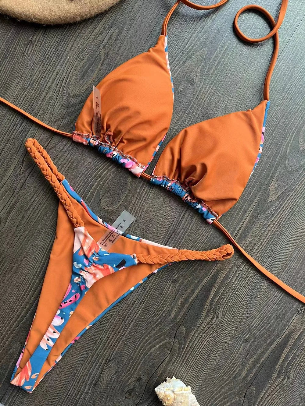 Maillot de bain bikini taille haute, string sexy, imprimé zèbre, maillot de bain brésilien femme , nouveautés bikini