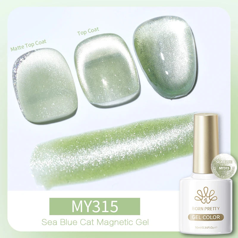BORN PRETTY 117 Couleurs Vernis à Ongles Gel Magnétique Chat 10ml Vernis Couvrance Totale Semi-Permanent Manucure Super Magnifique