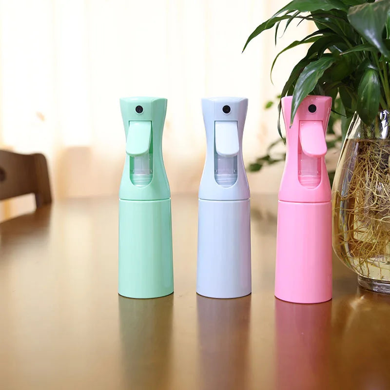 Flacon pulvérisateur rechargeable de 200/300/500 ml à diffusion continue, idéal pour les salons de coiffure, l'hydratation quotidienne