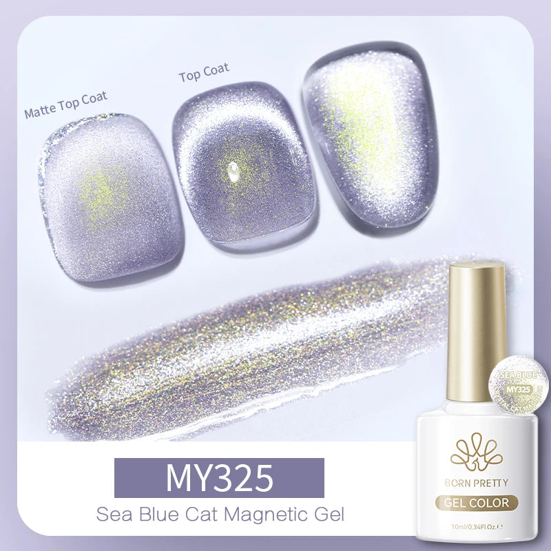 BORN PRETTY 117 Couleurs Vernis à Ongles Gel Magnétique Chat 10ml Vernis Couvrance Totale Semi-Permanent Manucure Super Magnifique