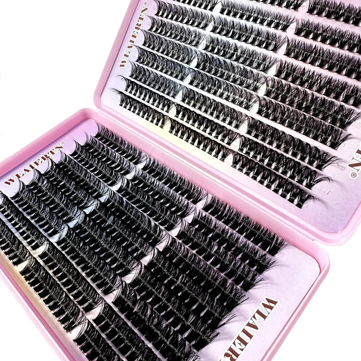 Faux cils en vison 540Cluster C Courbés 9-16mm Extension de cils naturels mixtes 3D Bande russe Outil de maquillage personnel