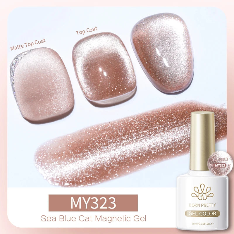BORN PRETTY 117 Couleurs Vernis à Ongles Gel Magnétique Chat 10ml Vernis Couvrance Totale Semi-Permanent Manucure Super Magnifique