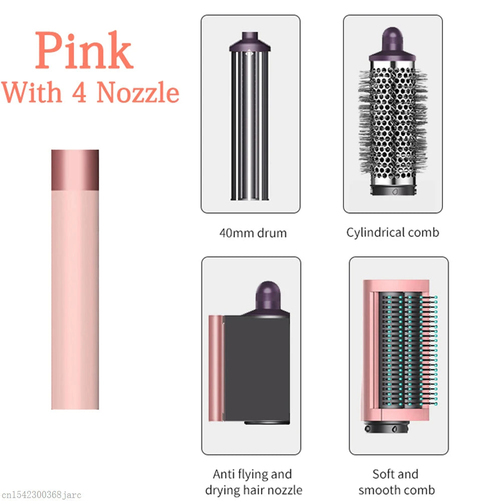 Fer à friser multifonction SenCiciMen X9 : brosse à air chaud, sèche-cheveux, styler pour cheveux bouclés professionnel en salon.