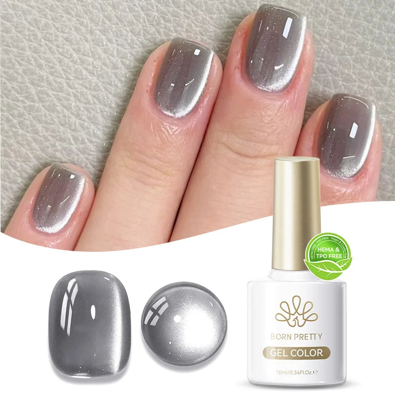BORN PRETTY 117 Couleurs Vernis à Ongles Gel Magnétique Chat 10ml Vernis Couvrance Totale Semi-Permanent Manucure Super Magnifique