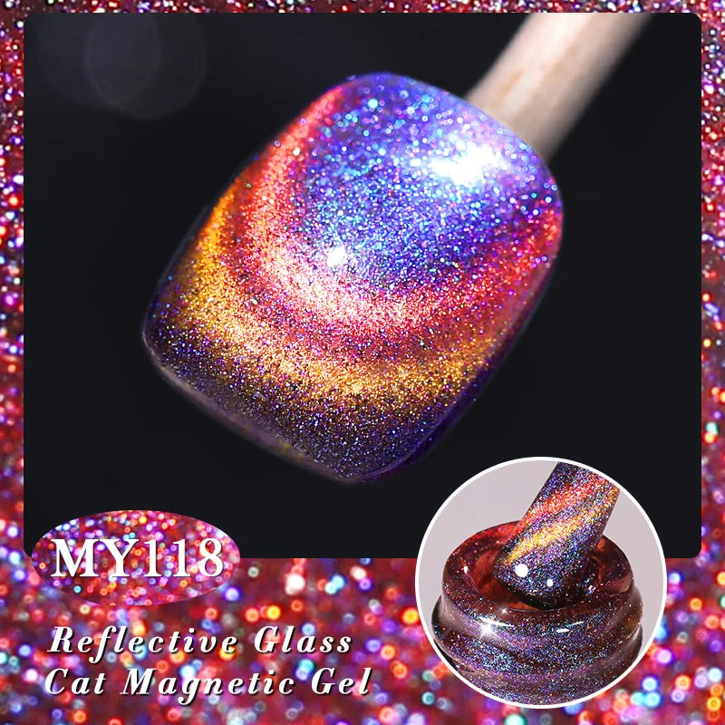 BORN PRETTY 117 Couleurs Vernis à Ongles Gel Magnétique Chat 10ml Vernis Couvrance Totale Semi-Permanent Manucure Super Magnifique