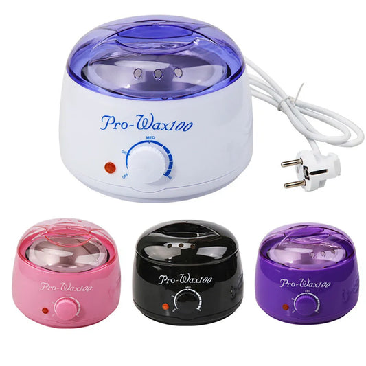 Chauffe-cire électrique LULAA pour cire molle, idéal pour l'épilation à domicile, avec température réglable pour une qualité professionnelle.