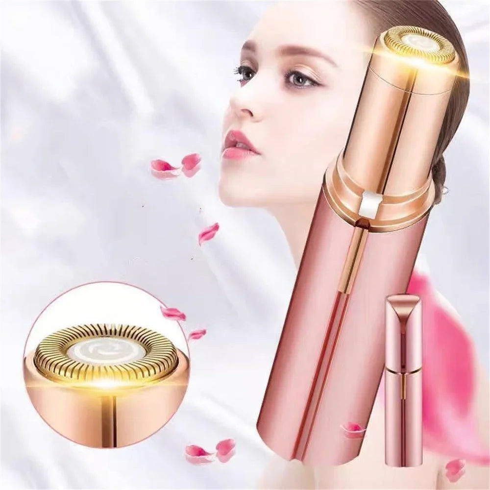 Nouvel épilateur électrique pour le visage, sourcils et lèvres, indolore, zones sensibles du visage (B).