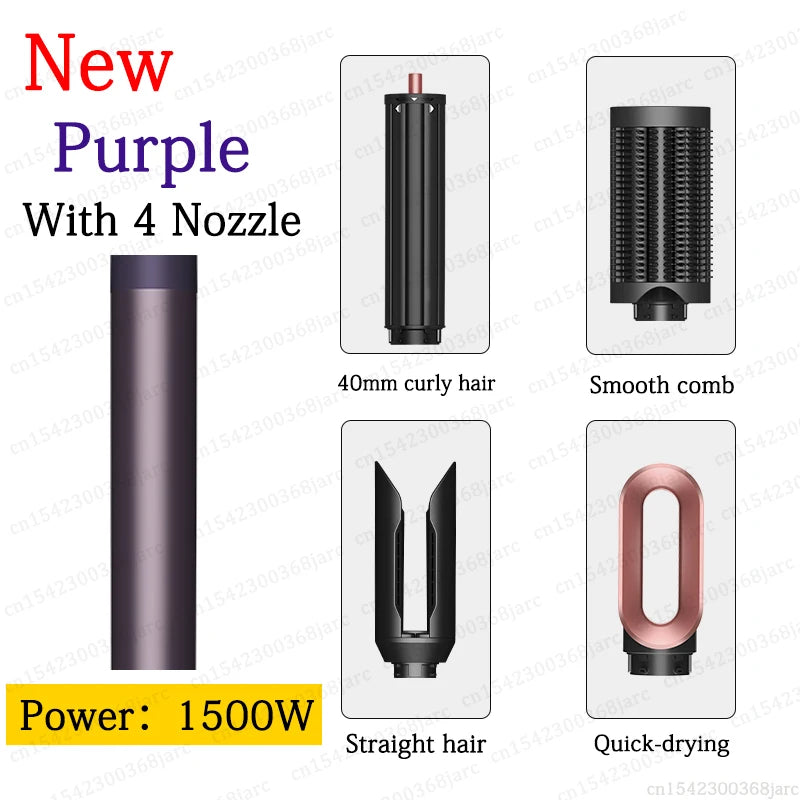 Fer à friser multifonction SenCiciMen X9 : brosse à air chaud, sèche-cheveux, styler pour cheveux bouclés professionnel en salon.