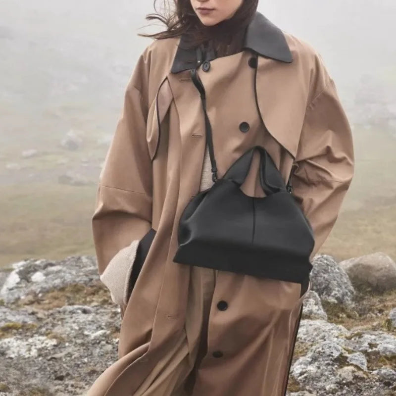 Sac à boulettes de luxe français à la mode, sac à main rétro haut de gamme européen et américain, sac à bandoulière pour femmes