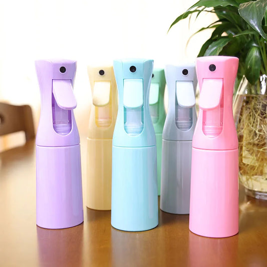Flacon pulvérisateur rechargeable de 200/300/500 ml à diffusion continue, idéal pour les salons de coiffure, l'hydratation quotidienne