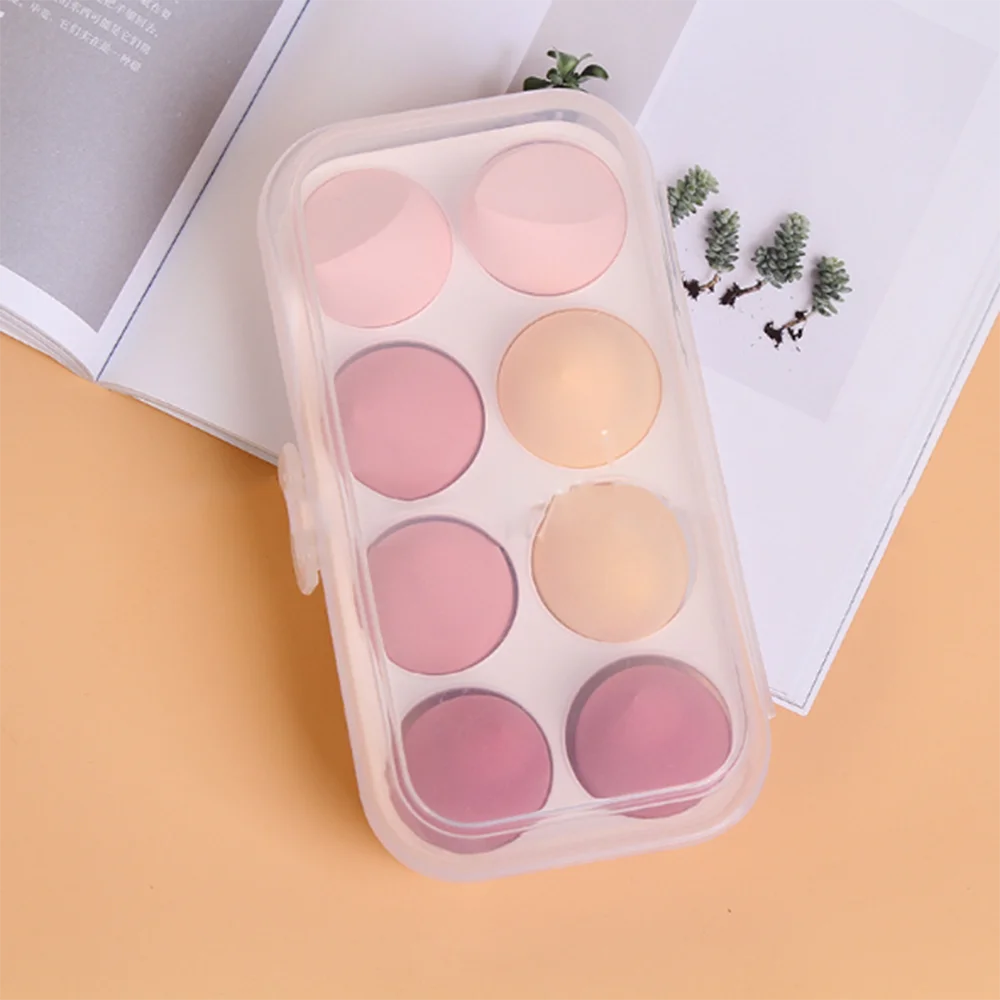 4/8 éponges à maquillage, éponges à maquillage, houppettes cosmétiques douces pour fond de teint et poudre, accessoires de maquillage pour femmes, outils de beauté