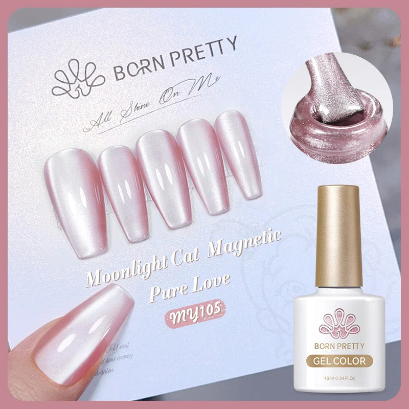 BORN PRETTY 117 Couleurs Vernis à Ongles Gel Magnétique Chat 10ml Vernis Couvrance Totale Semi-Permanent Manucure Super Magnifique