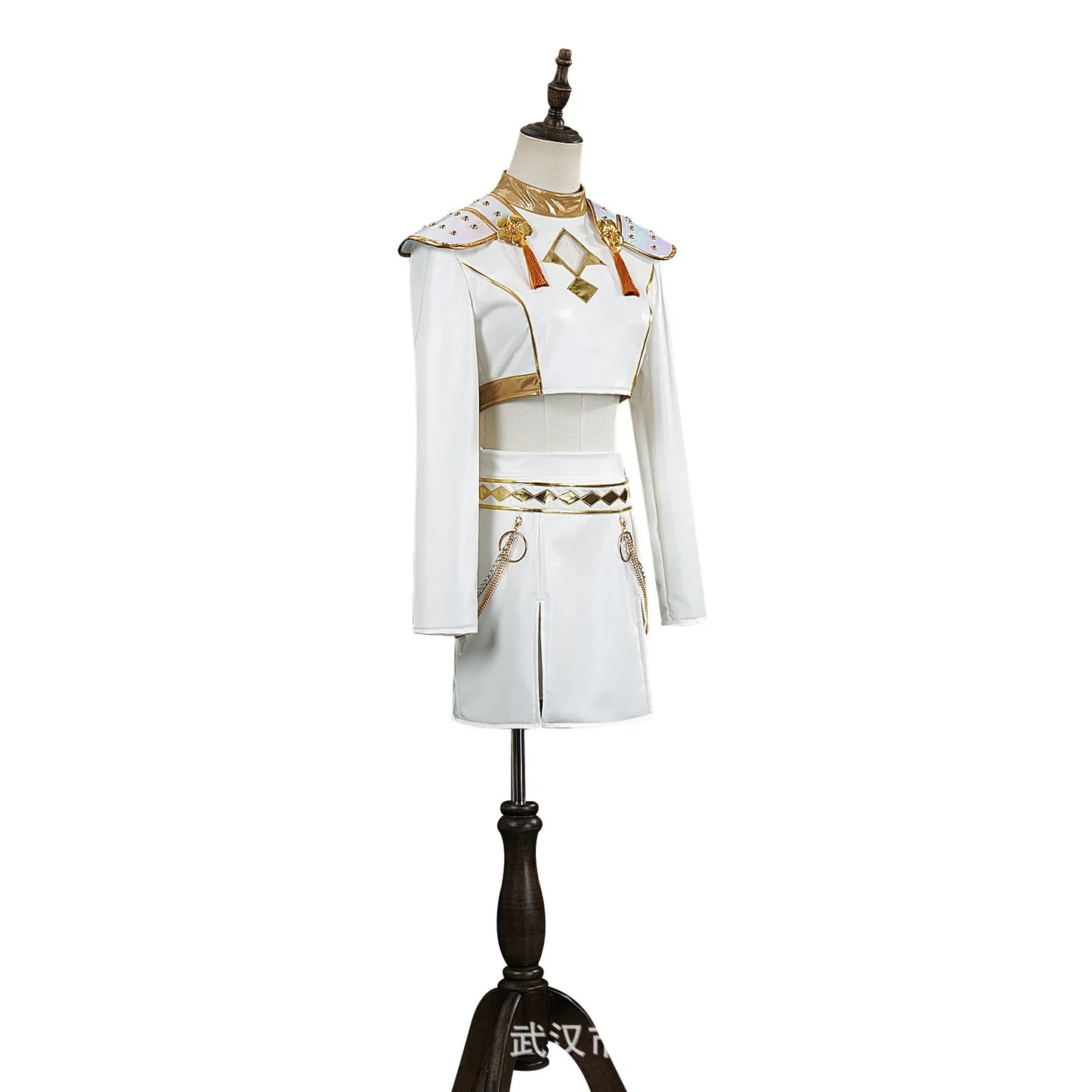 Costume de cosplay pailleté pour enfants K-Pop Demon Hunters Rumi Zoey Mira, uniforme blanc, tenue Huntrix pour filles,