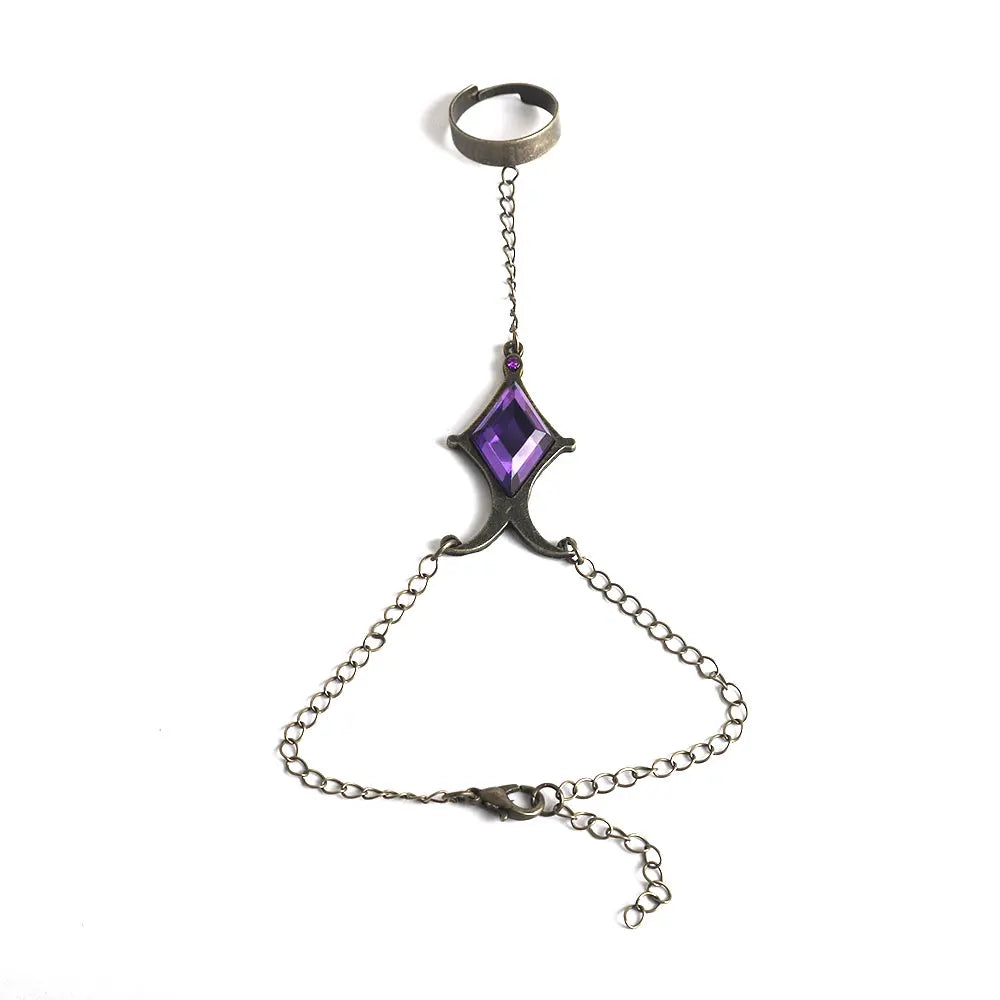 Bracelet Akemi Homura pour femme, strass, joncs, bijoux de couple, métal, Puella Magi Madoka Magica Bague Femme