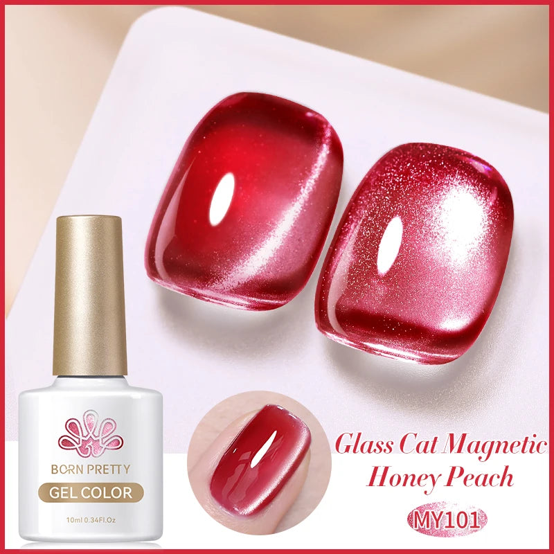 BORN PRETTY 117 Couleurs Vernis à Ongles Gel Magnétique Chat 10ml Vernis Couvrance Totale Semi-Permanent Manucure Super Magnifique