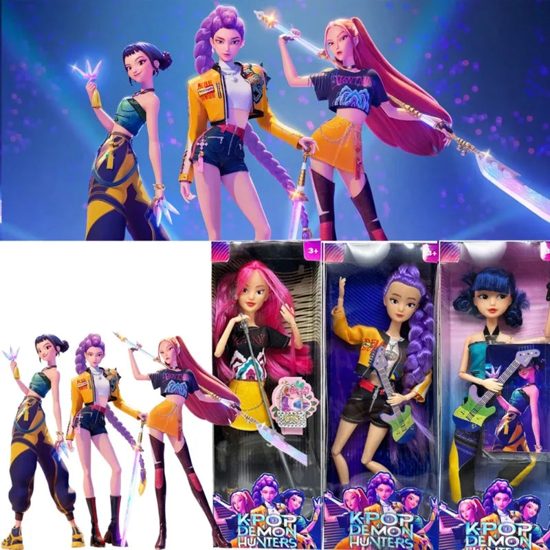 @@ Produits populaires Ensemble complet de nouvelles poupées K-POP Witch Hunt Lumi È Re Mira Zoe Figurines en vinyle Cadeaux de Noël pour enfants