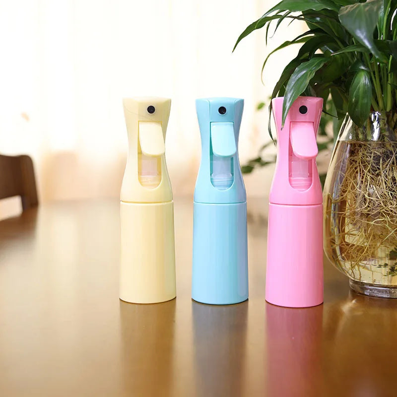 Flacon pulvérisateur rechargeable de 200/300/500 ml à diffusion continue, idéal pour les salons de coiffure, l'hydratation quotidienne