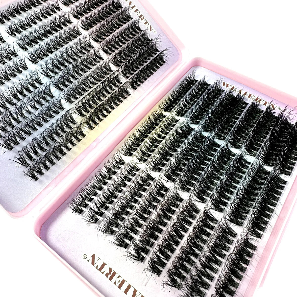 Faux cils en vison 540Cluster C Courbés 9-16mm Extension de cils naturels mixtes 3D Bande russe Outil de maquillage personnel